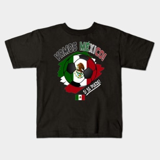 Playera Mexico Soccer Team Seleccion Mexicana de futbol Kids T-Shirt